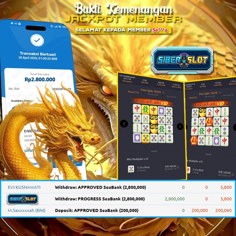 JACKPOT MAIN SLOT MAHJONG WAYS 20 APRIL 2025