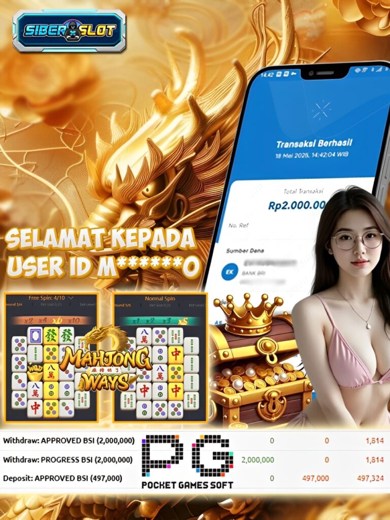 JACKPOT MAIN SLOT MAHJONG WAYS 2 23 MEI 2025