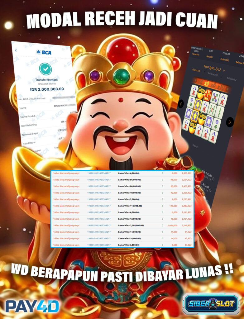 JACKPOT MAIN SLO TMAHJONG WAYS 15 NOVEMBER 2025